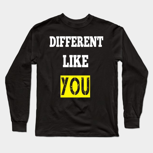 different like you Long Sleeve T-Shirt by DZCHIBA